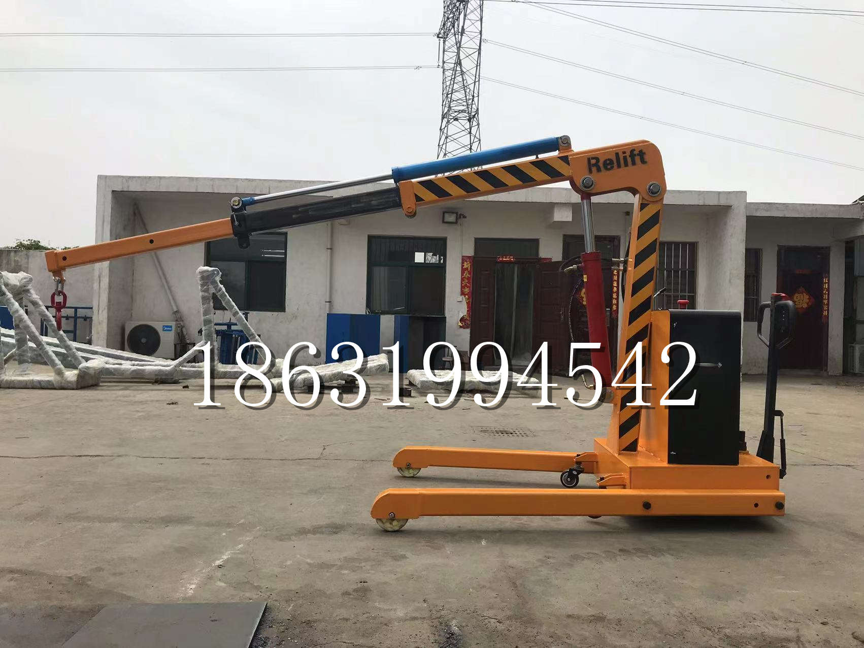 介休市久征定做3吨三轮随车吊 农用园林绿化移树吊 平板工程用小吊机